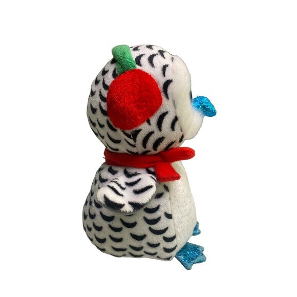 TY BEANIE BOOS NESTER The Christmas Owl 6” Plush Stuffed Animal With Tags - Picture 5 of 13